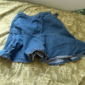 Denim skater skirt